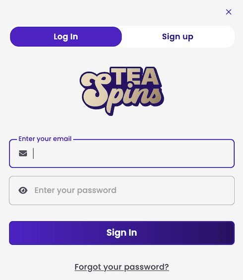 teaspins login