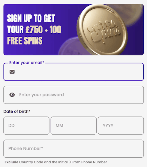 tea spins registration