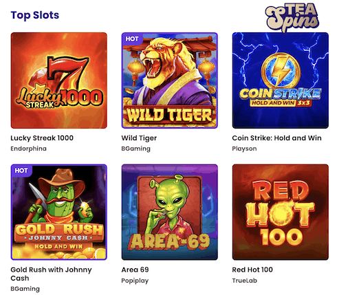 casino teaspins slots